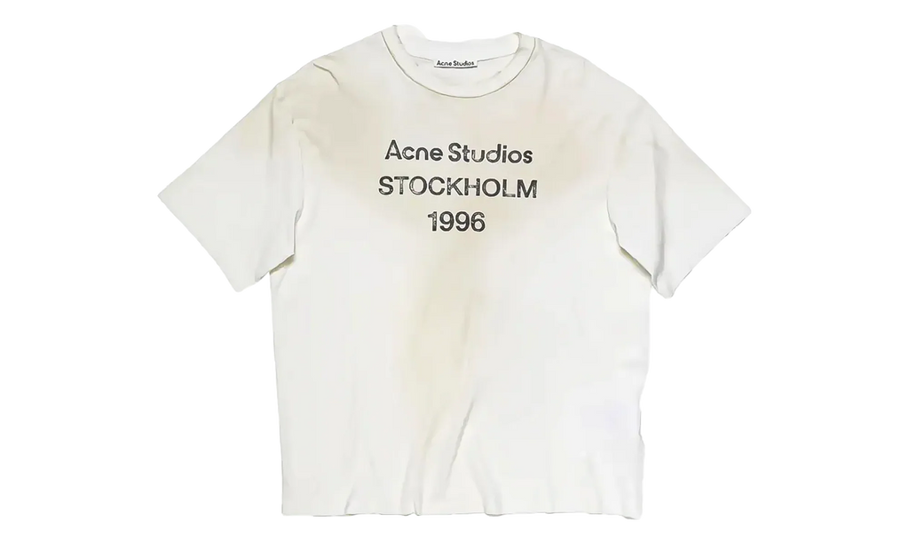 Logo Relaxed Fit T-Shirt "Dusty White" FN UX TSHI000013 DC6