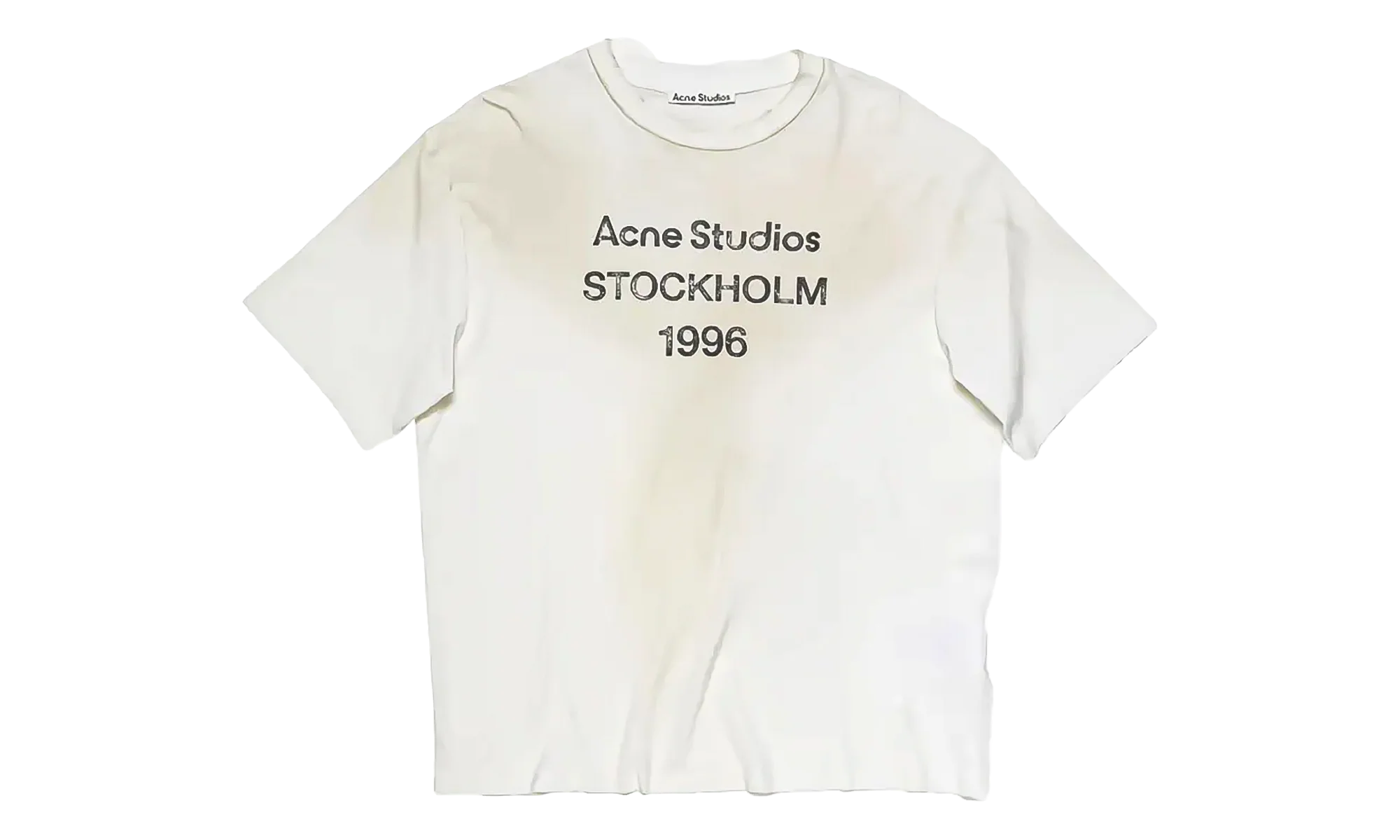 Logo Relaxed Fit T-Shirt "Dusty White" FN UX TSHI000013 DC6
