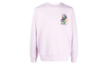 Masao San Embroidered Crewneck Sweatshirt "Lilac" MS22 JTP 001 LILAC