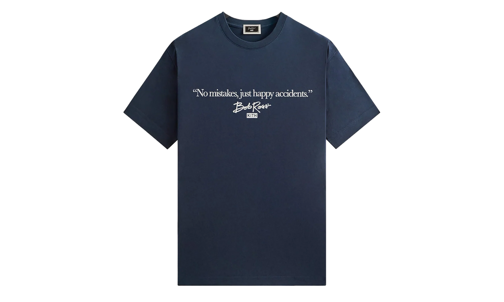 Bob Ross Happy Accidents Quote Tee "Nocturnal" KHM033940 413
