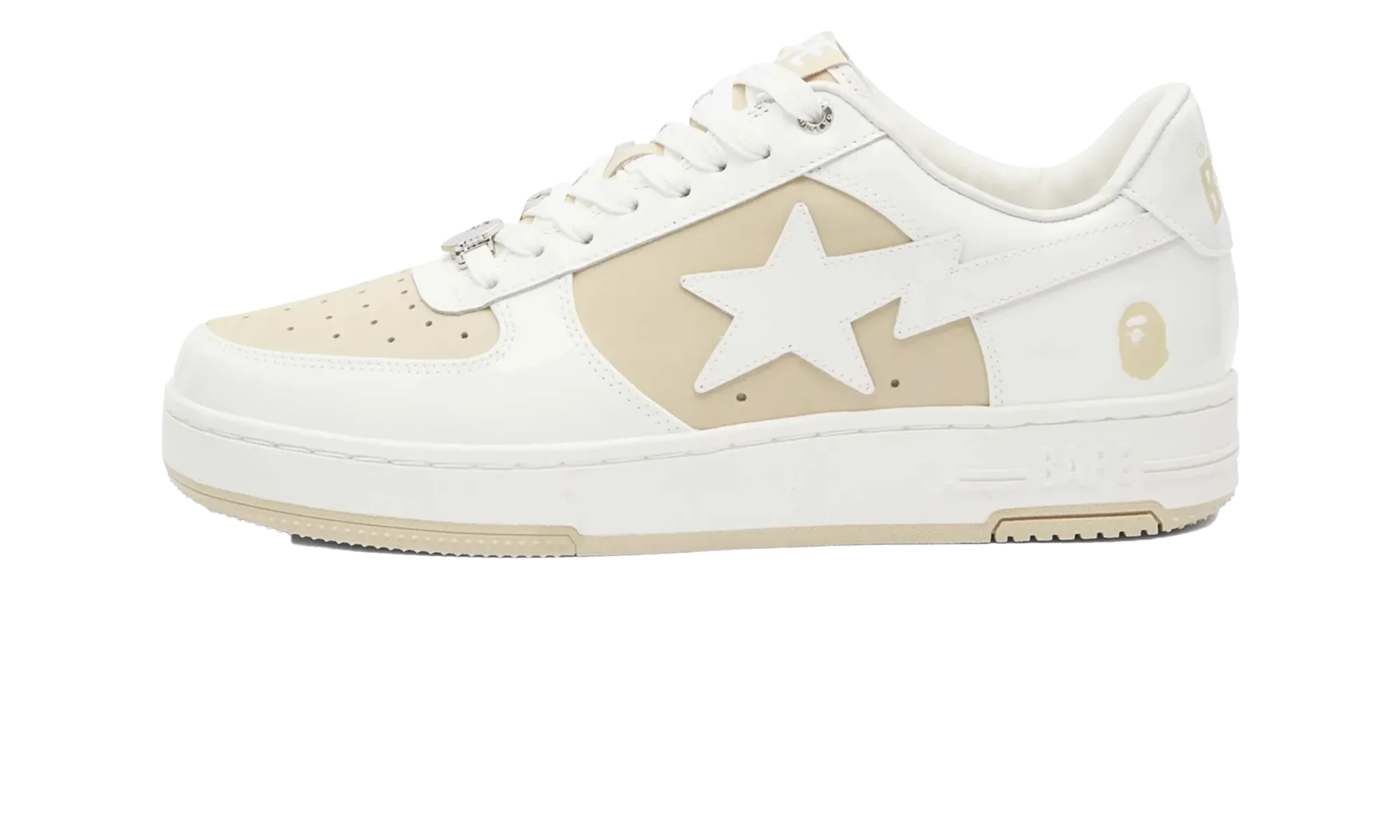 A Bathing Ape Bape Sta Low "#6 White Beige" 001FWK801306M BEI