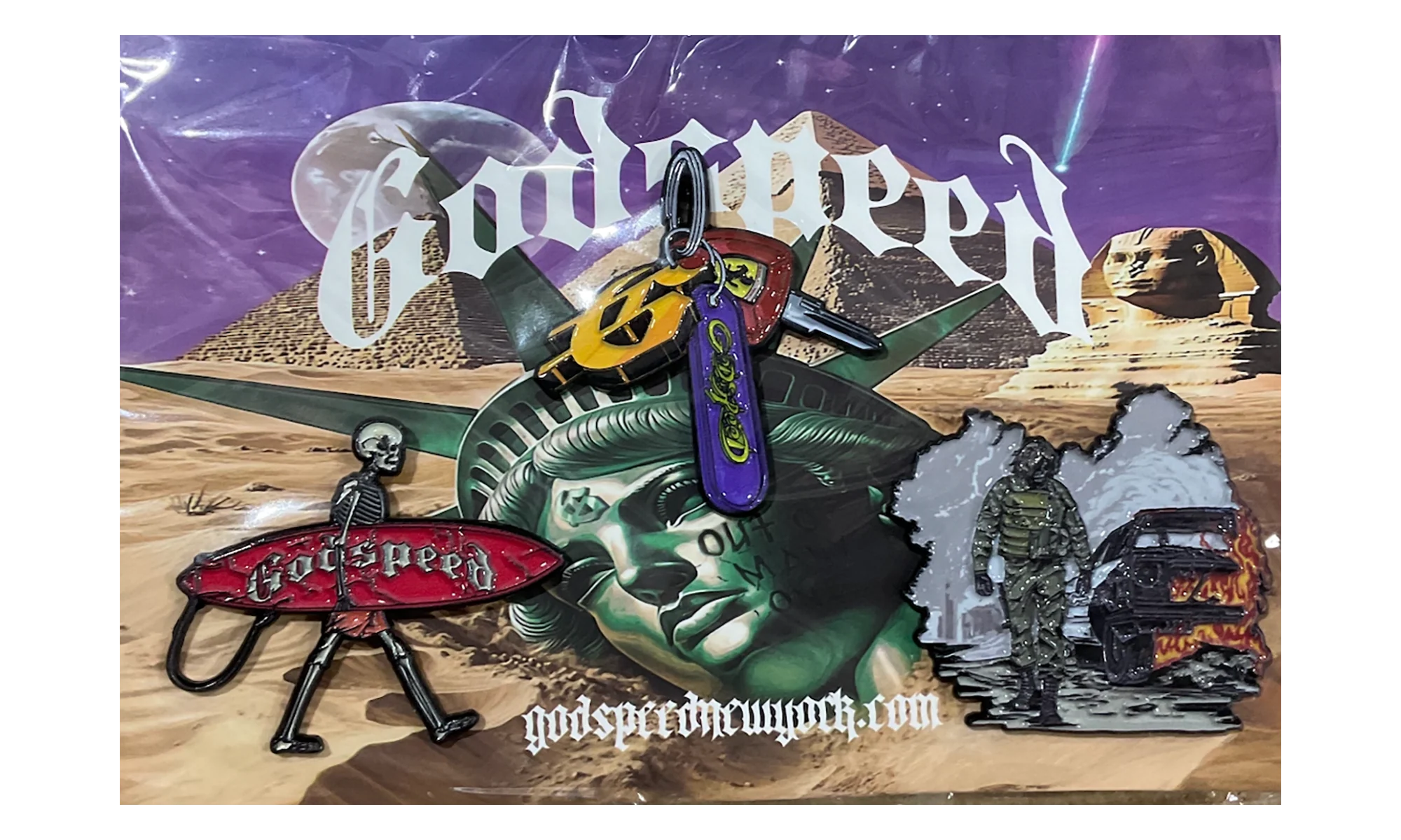 Key Pins (3 Pieces) "Multicolor" GS048