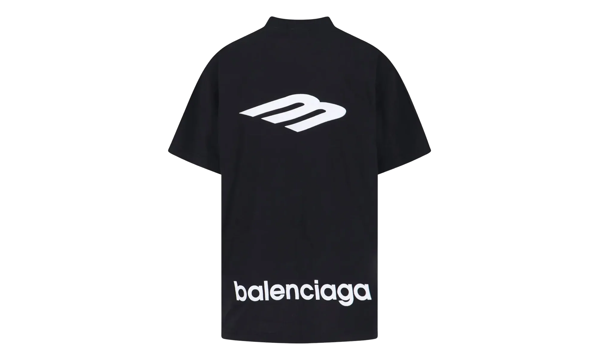 Oversized Crew Neck T-Shirt "Washed Black / White" 850345 TTVK5 9034