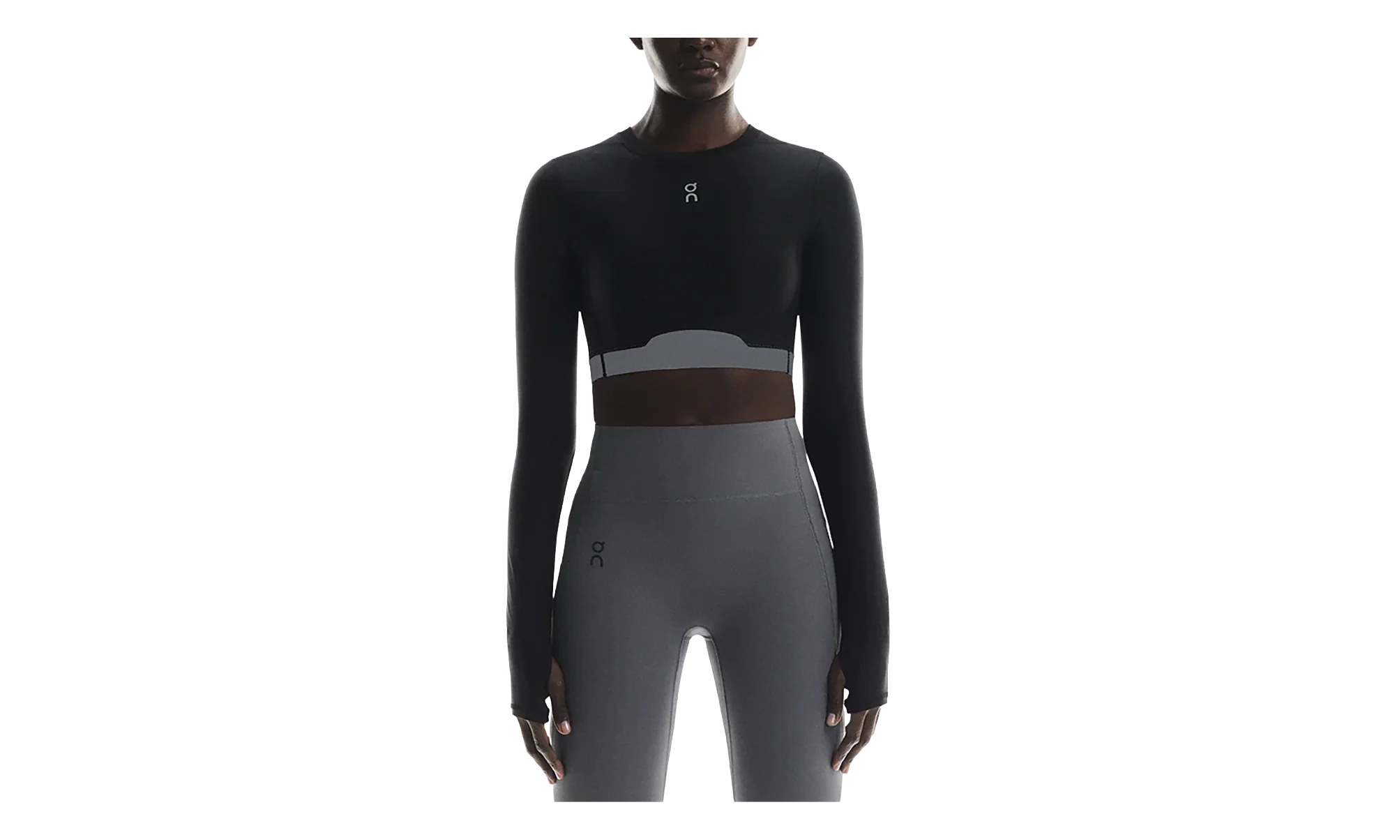 Train Long Sleeve Crop WMNS "Black" 1WF10220553