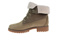 Jayne Fleece Fold Down Boots WMNS "Light Brown Nubuck" TB0A1SGB