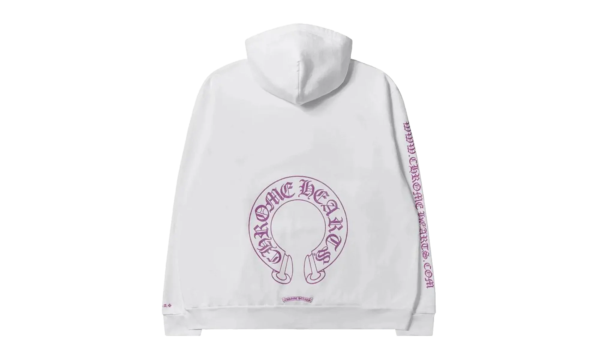 Website Hoodie "White / Purple Glitter" CHRM0710