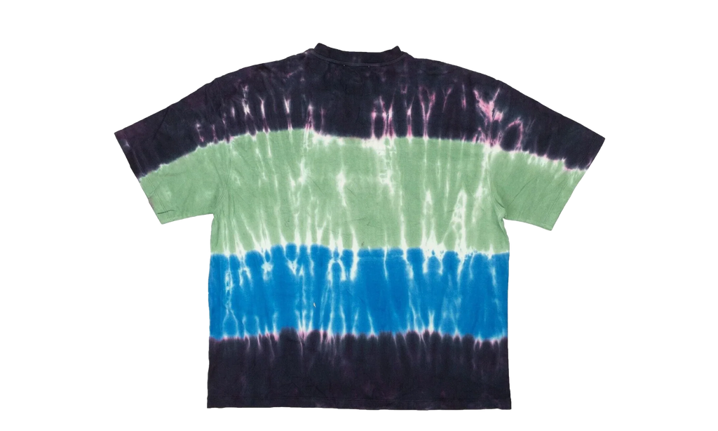 S/S Unisex Tie Dye Box Logo Tee "Clementine" 95 OCY 1088