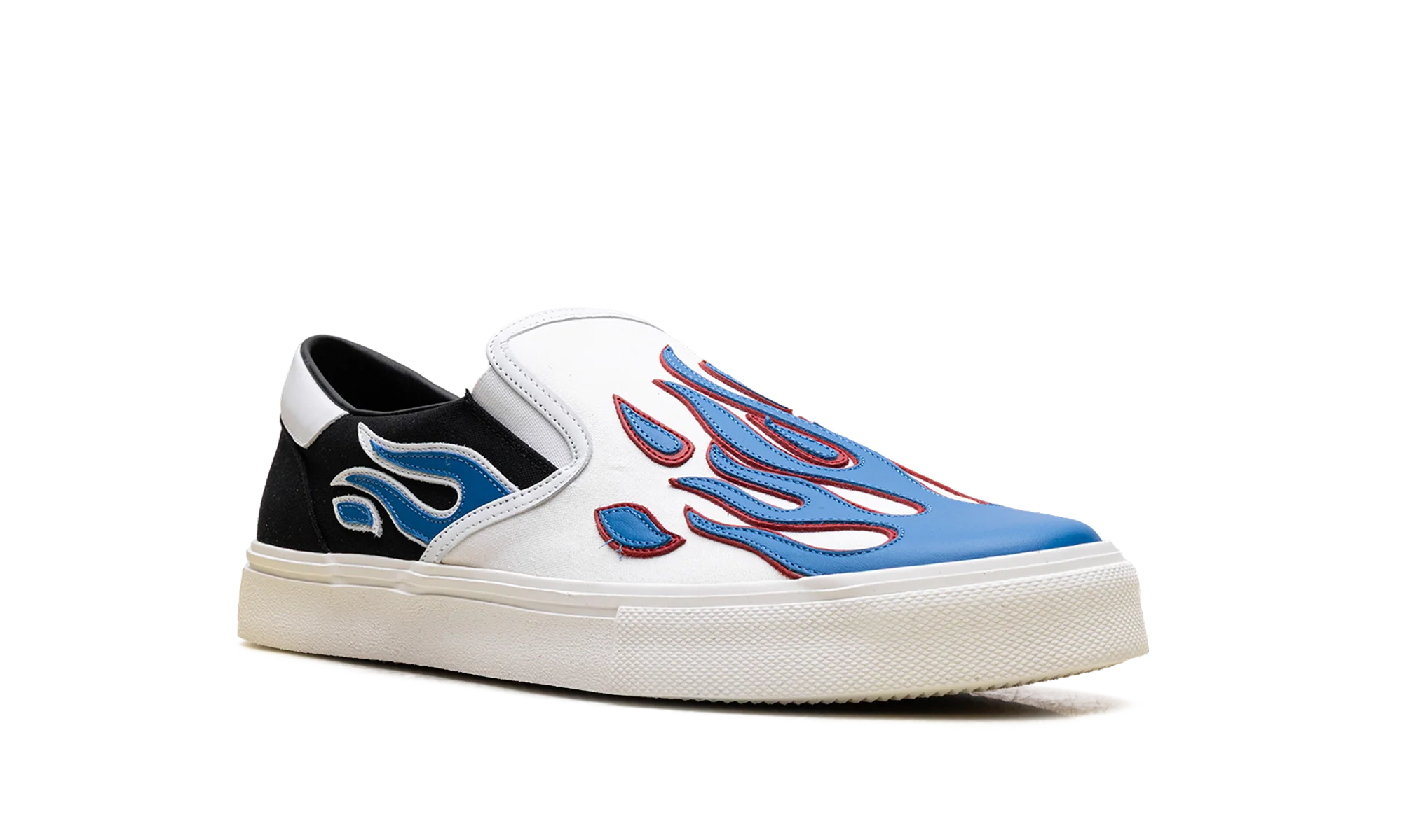 Slip On Sneakers "Flame - Black White Blue" S0F23149CL BWB
