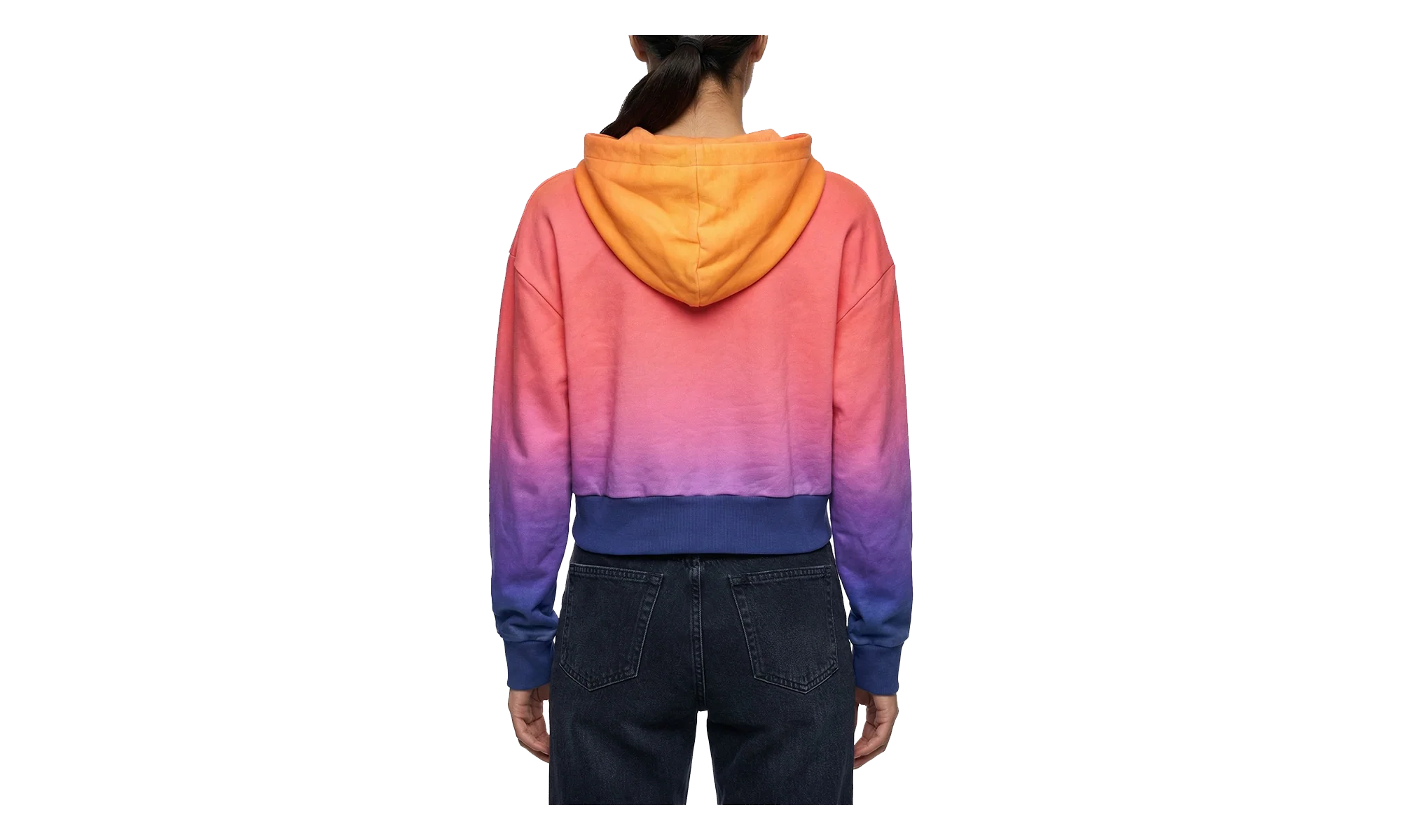 Cropped Gradient Hoodie WMNS "Multicolor" AF4JP010GC36AAA