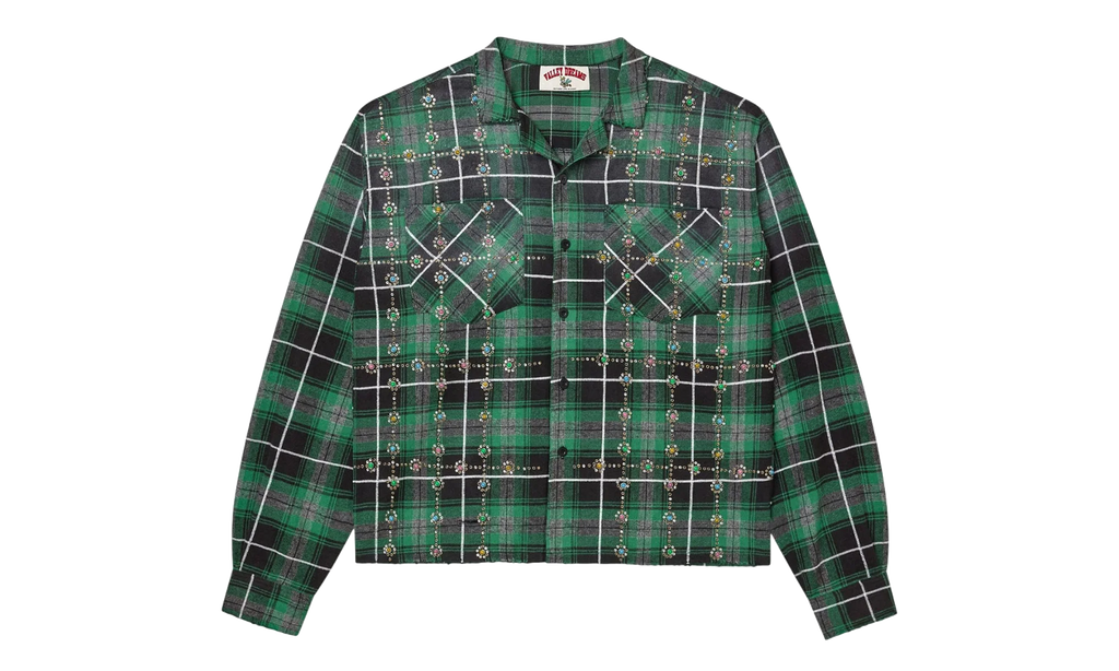 Grinch Gems Flannel "Green" 11451 10004VFGGFG GREE
