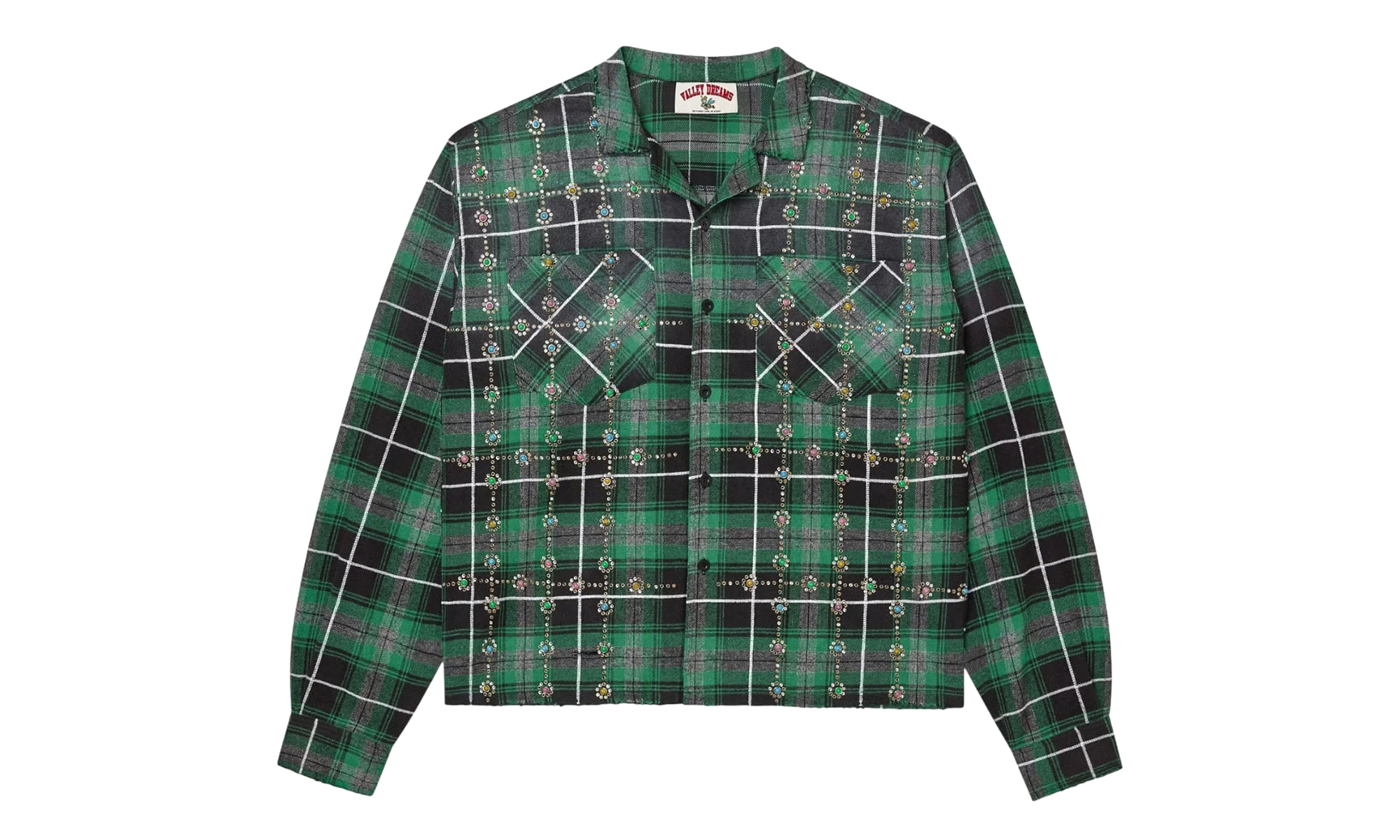 Grinch Gems Flannel "Green" 11451 10004VFGGFG GREE