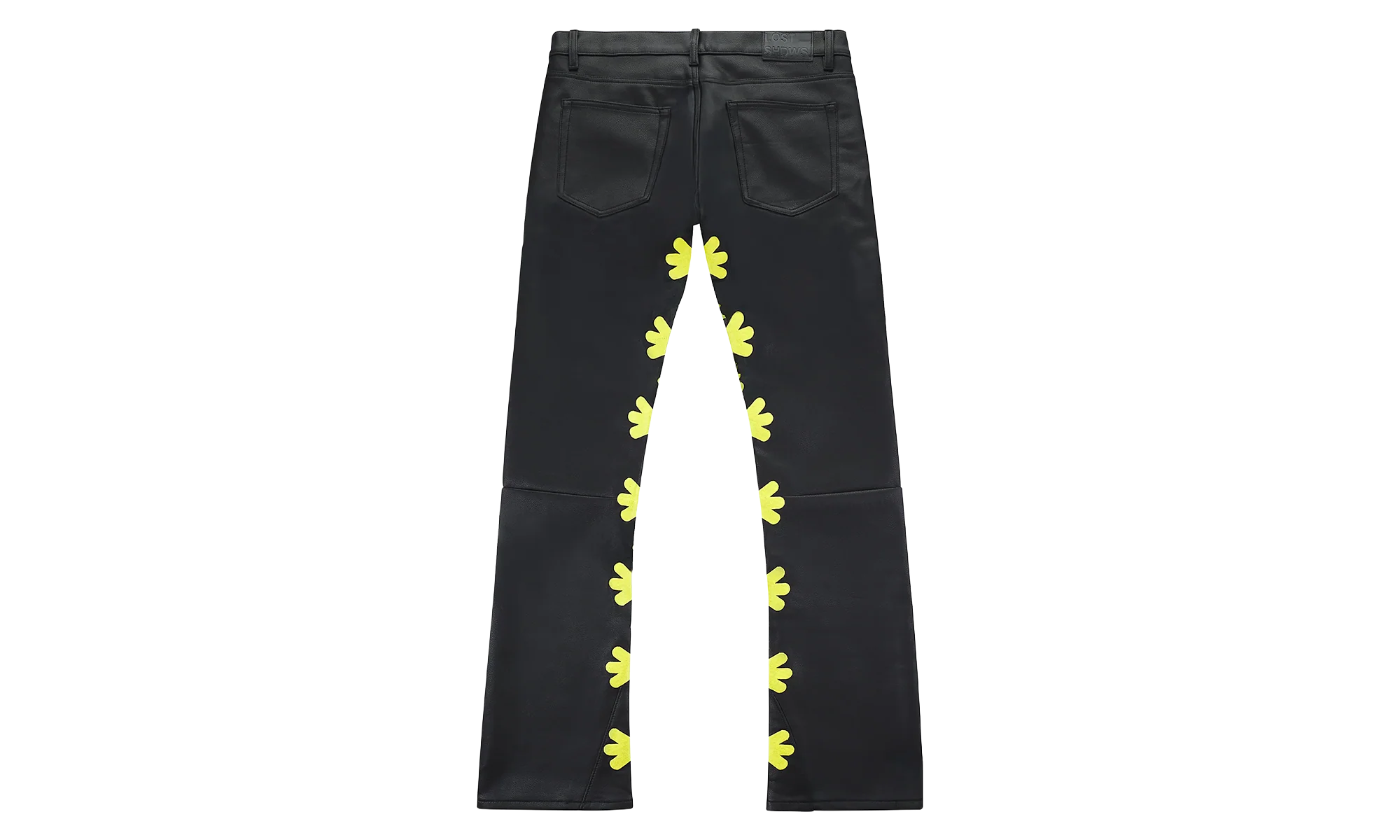 Leather Pants "Black / Yellow" LSLPBFY