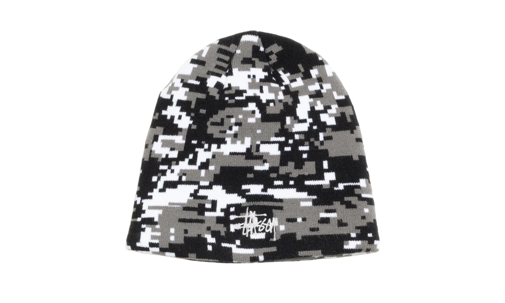 BASIC STÜSSY SKULLCAP "Grey Camo" STUS345
