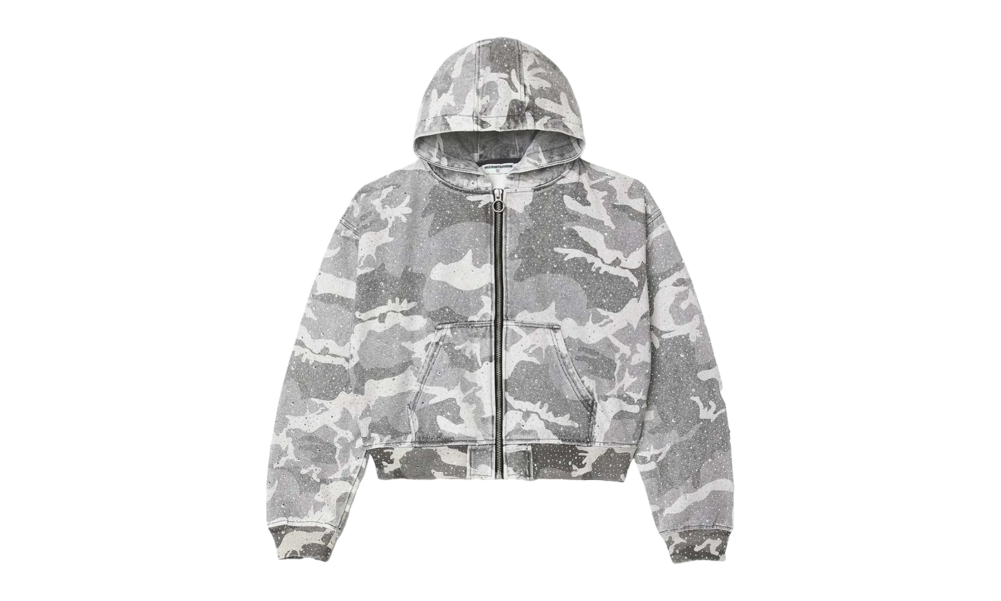 Crystal Camo Work Zip Up Jacket "Grey" 10076925