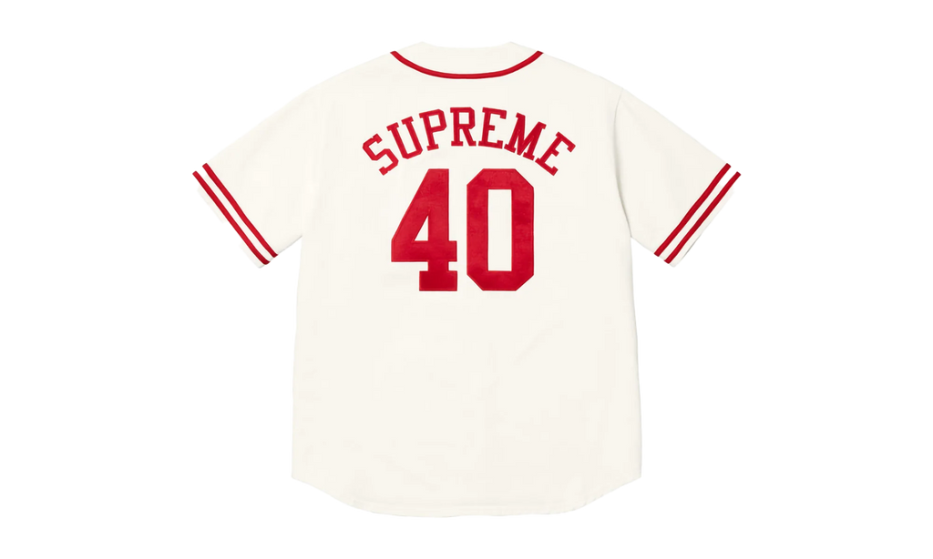 40 Acres Twill Baseball Jersey "SS25 - Natural" SU25352