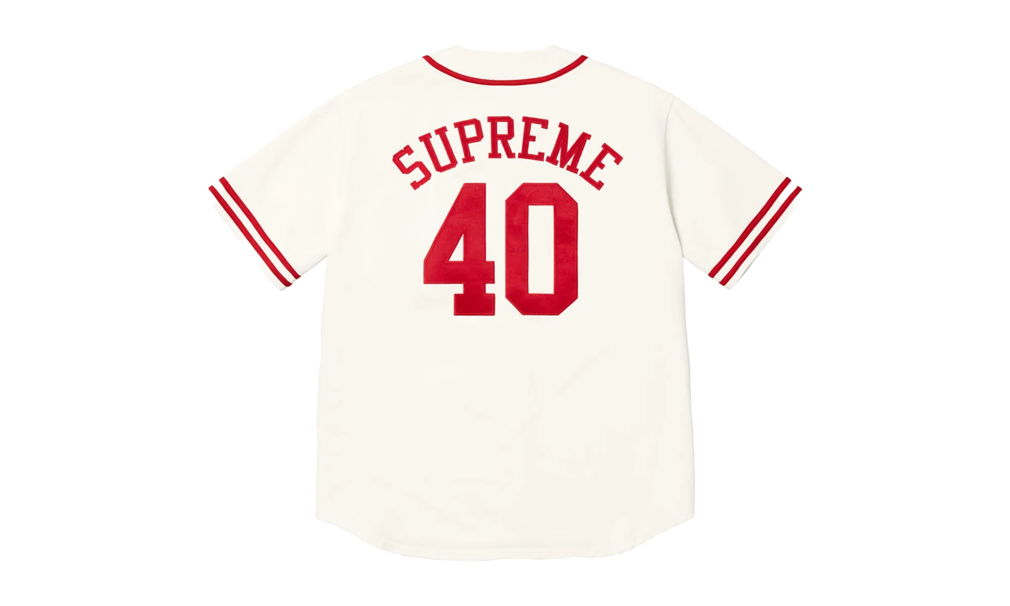 40 Acres Twill Baseball Jersey "SS25 - Natural" SU25352