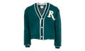 R Patch Terry Cardigan "Teal / Cream" RHPS24CA01150128 TEC