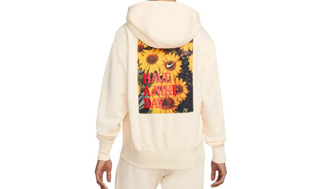 Sportswear French Terry Pullover Hoodie "Sunflower - Coconut Milk / Black" DM4994 113