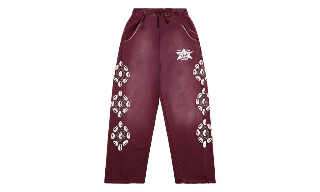 Cowrie Shell Sweatpant "Maroon" BAR27
