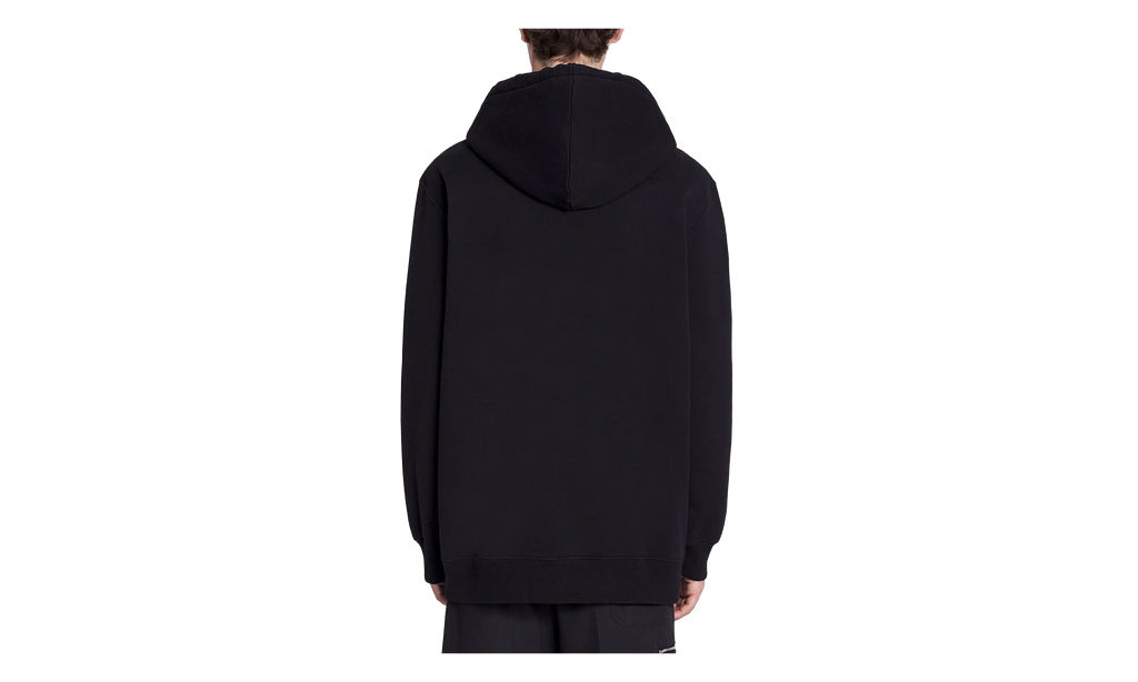 EMBROIDERED OVERSIZED HOODIE "Black" RU HO0009 J110 P24 10