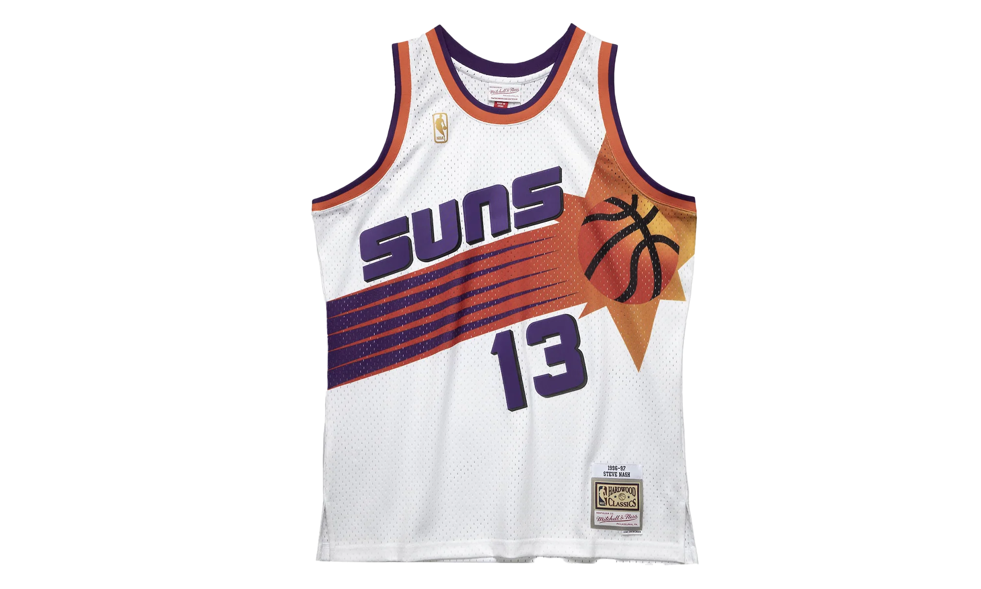 NBA SWINGMAN JERSEY - SUNS 1996 STEVE NASH "SUNS 1996 STEVE NASH" SMJYGS20058 PSUWHIT96SNA