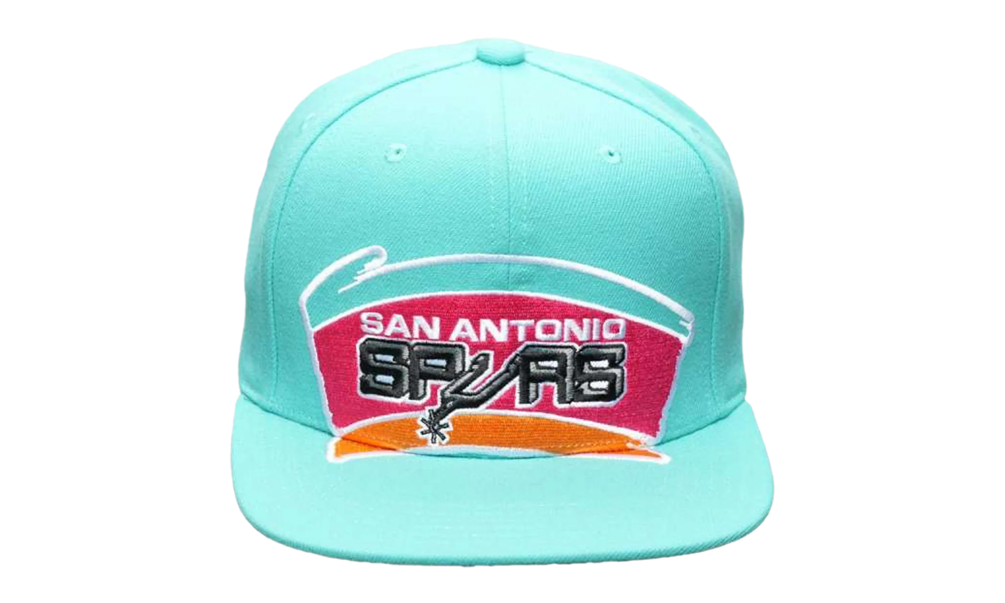 NBA Hardwood Classics XL Logo Snapback Cap "San Antonio Spurs - Teal" HS9762 SASTEAL