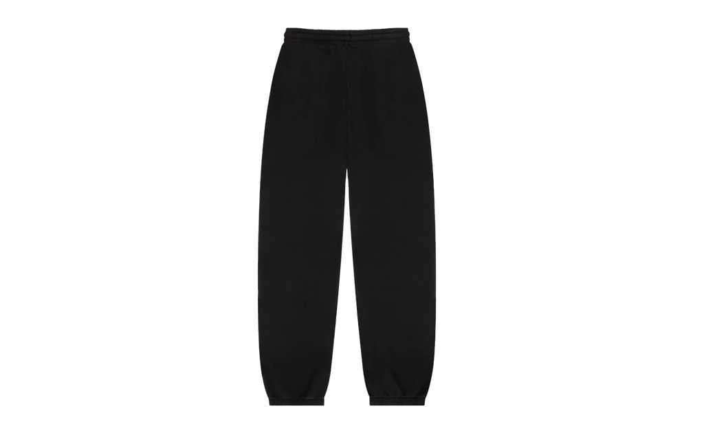 Metallic Gold Script Sweatpants "Black" DT283