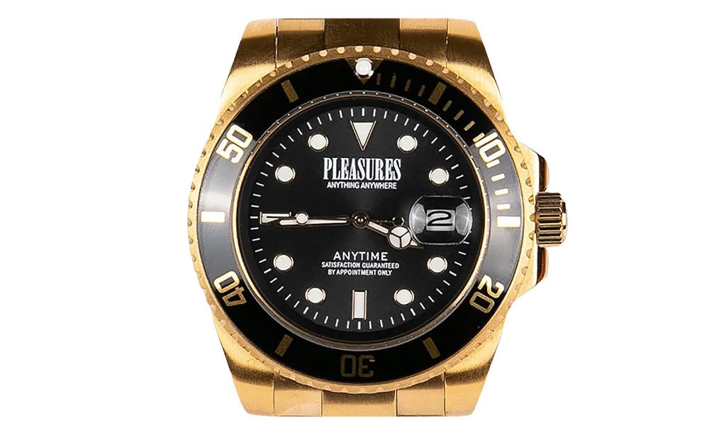Anytime Watch "Gold / Black" P26SP050 GLD/BLK