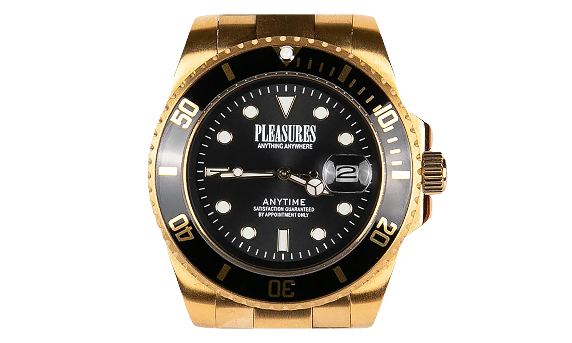 Anytime Watch "Gold / Black" P26SP050 GLD/BLK