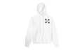 Single Arrow Over Hoodie "White" OMBB037C99FLE0080110