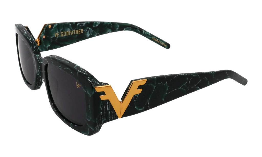 Godfather Marble Limited Edition Acetate "Green Marble / Black" GDGD2 0006 52A4