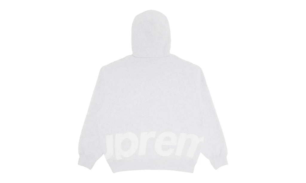 Big Logo Zip Up Hooded Sweatshirt "Ash Grey" SU26885