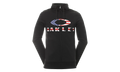 Bark Full Zip Hoodie "Black / American Flag" 461643 01V