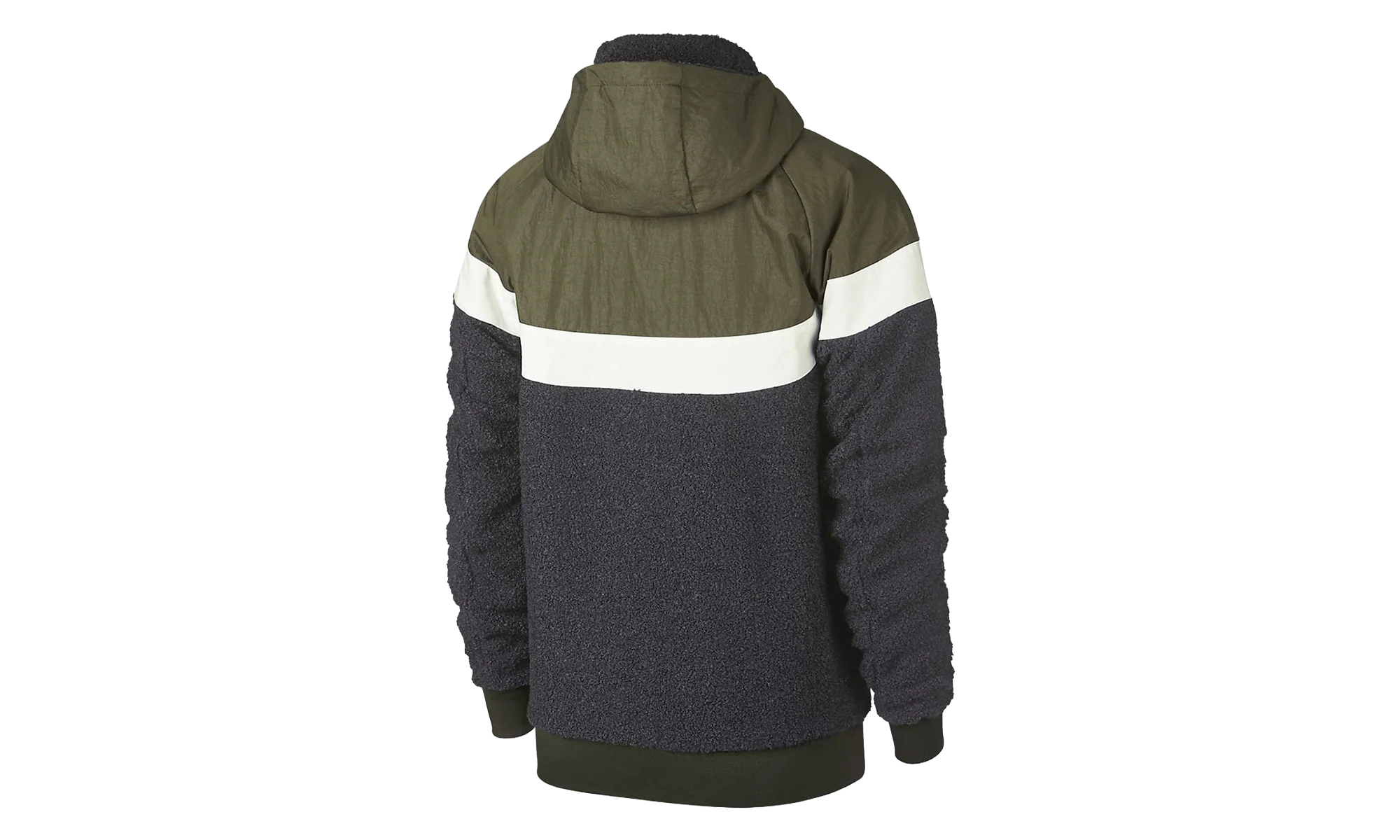 NSW Sherpa Windrunner Jacket "Olive Canvas / Anthracite / Summit White" 930316 395