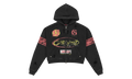Speedway Zip Hoodie "Black" GS075