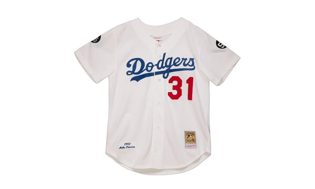 MLB Mike Piazza Home Jersey "1993 Los Angeles Dodgers - White" AJY1GS18281 LADWHIT93MPI