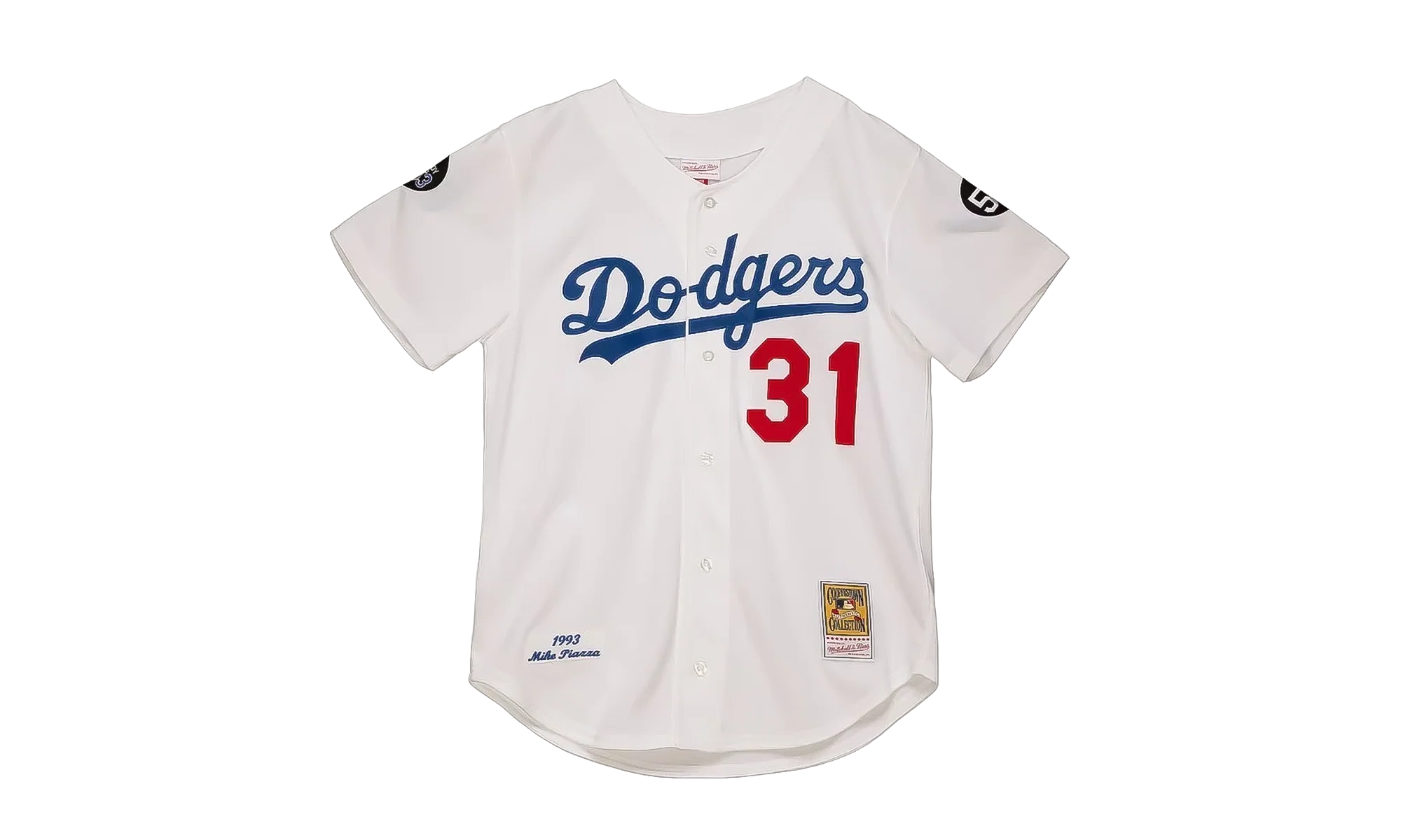 MLB Mike Piazza Home Jersey "1993 Los Angeles Dodgers - White" AJY1GS18281 LADWHIT93MPI
