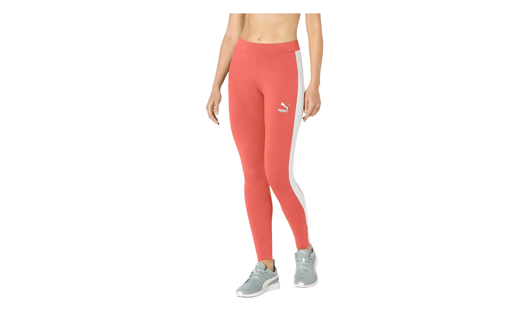 Classics Logo T7 Leggings WMNS "Orange" 575075 92