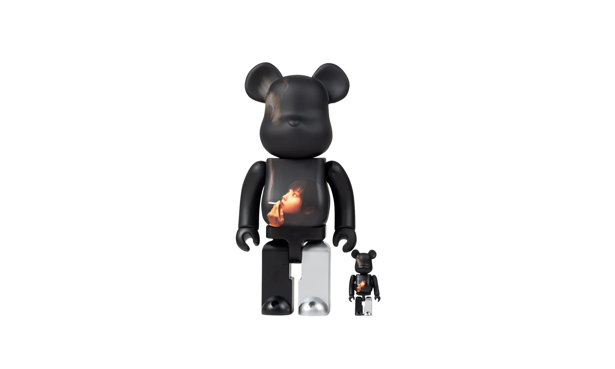 Until I Want To Be 100% and 400% Bearbrick "Black Scandal x Yohji Yamamoto x Suzume Uchida x SHIP & Crew" MEDI0101
