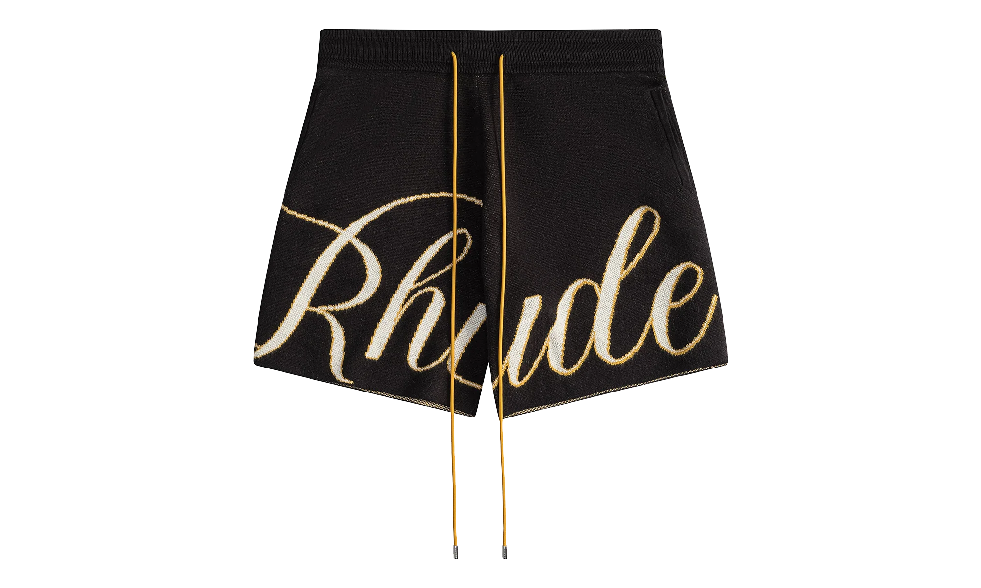 Script Knit Shorts "Black / Cream" RHPS24SH16973165 BLC