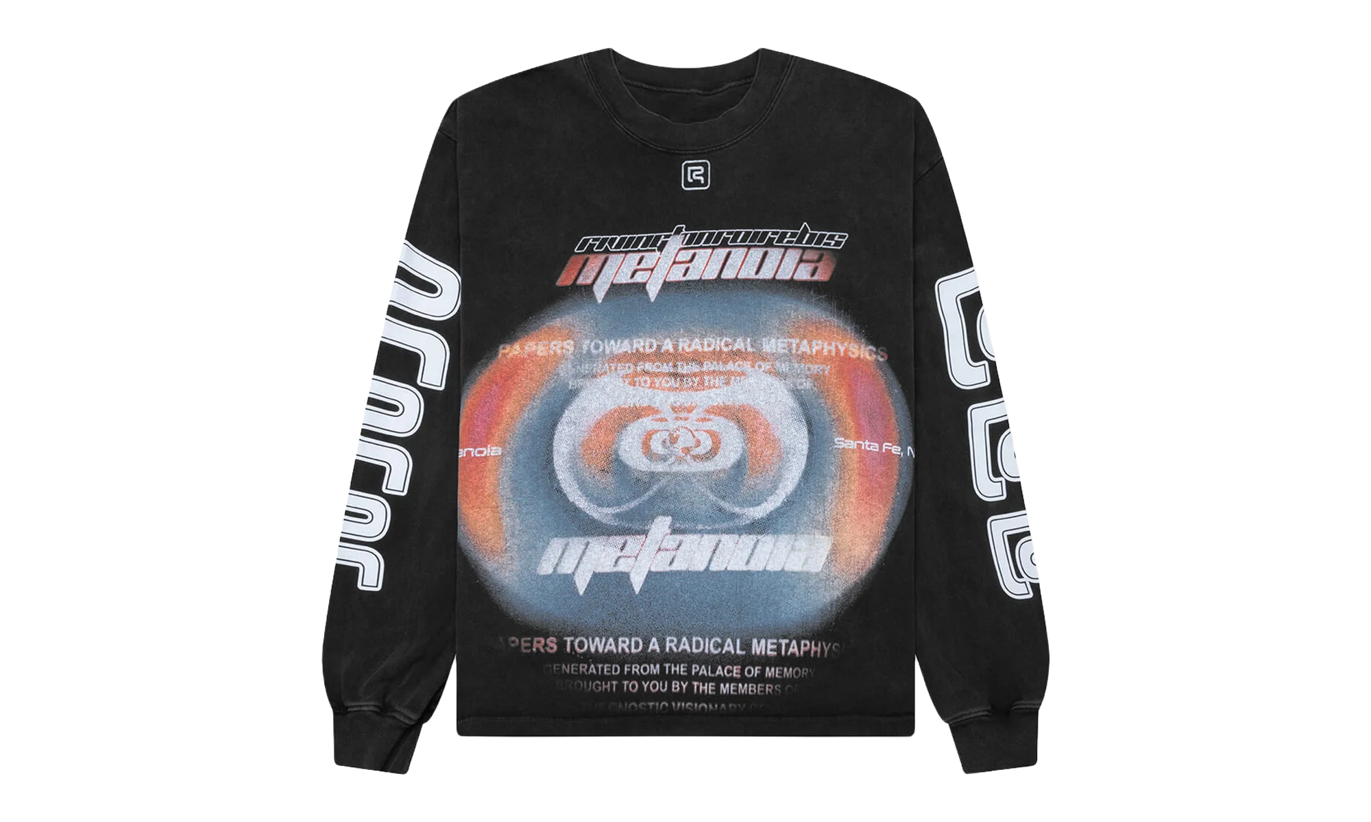 Divinity Paper Garden Long-Sleeve Tee "Faded Black" DIVN LS06 FBLK
