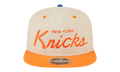 9FIFTY NBA NY KNICKS SNAPBACK HAT "ERIC EMANUEL - Cream/ Orange" EE434