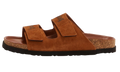 Logo Printed Slide Sandals "Sand" PMIH004F22LEA0011700