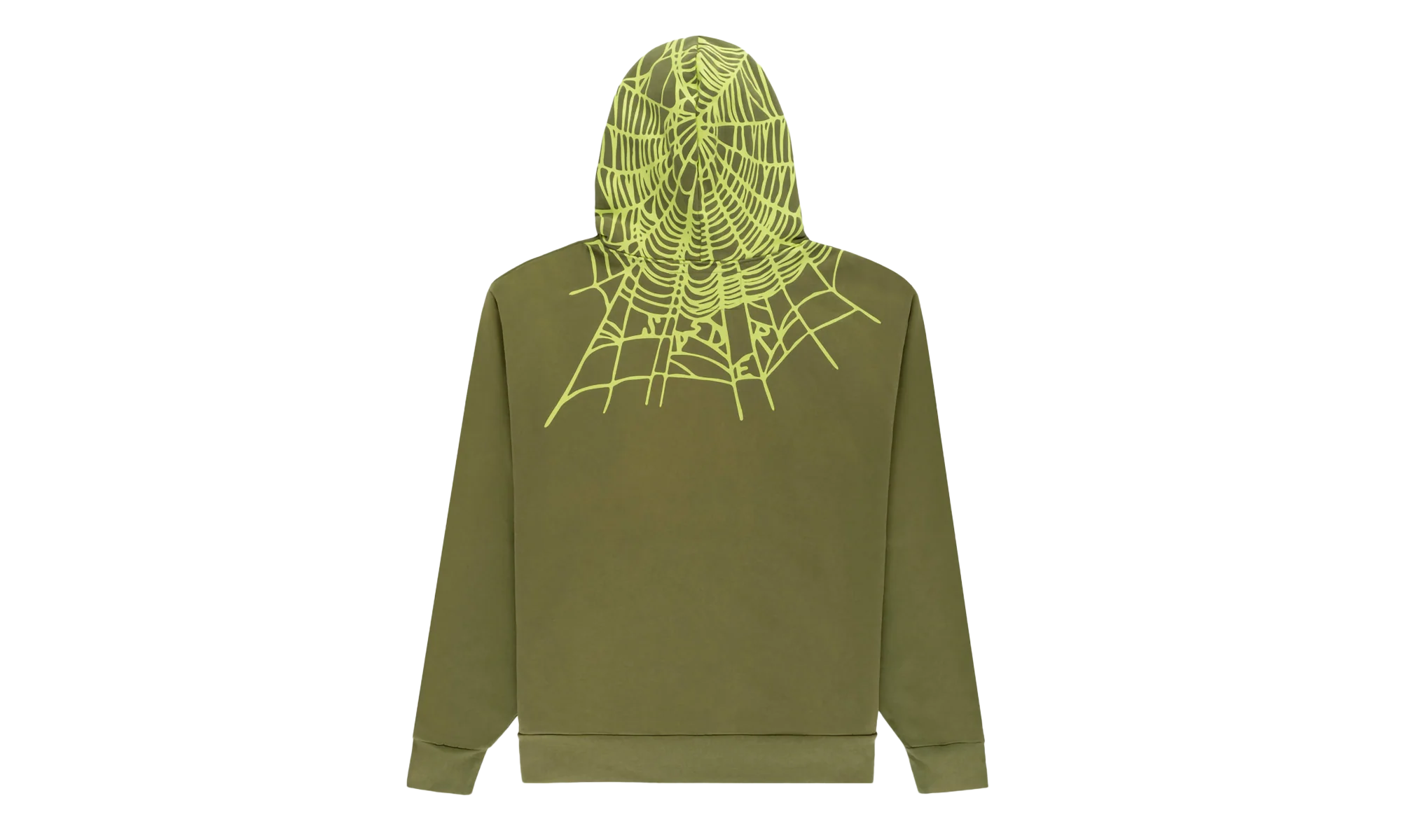 HEAVY WEB HOODIE "Olive" SP5der87