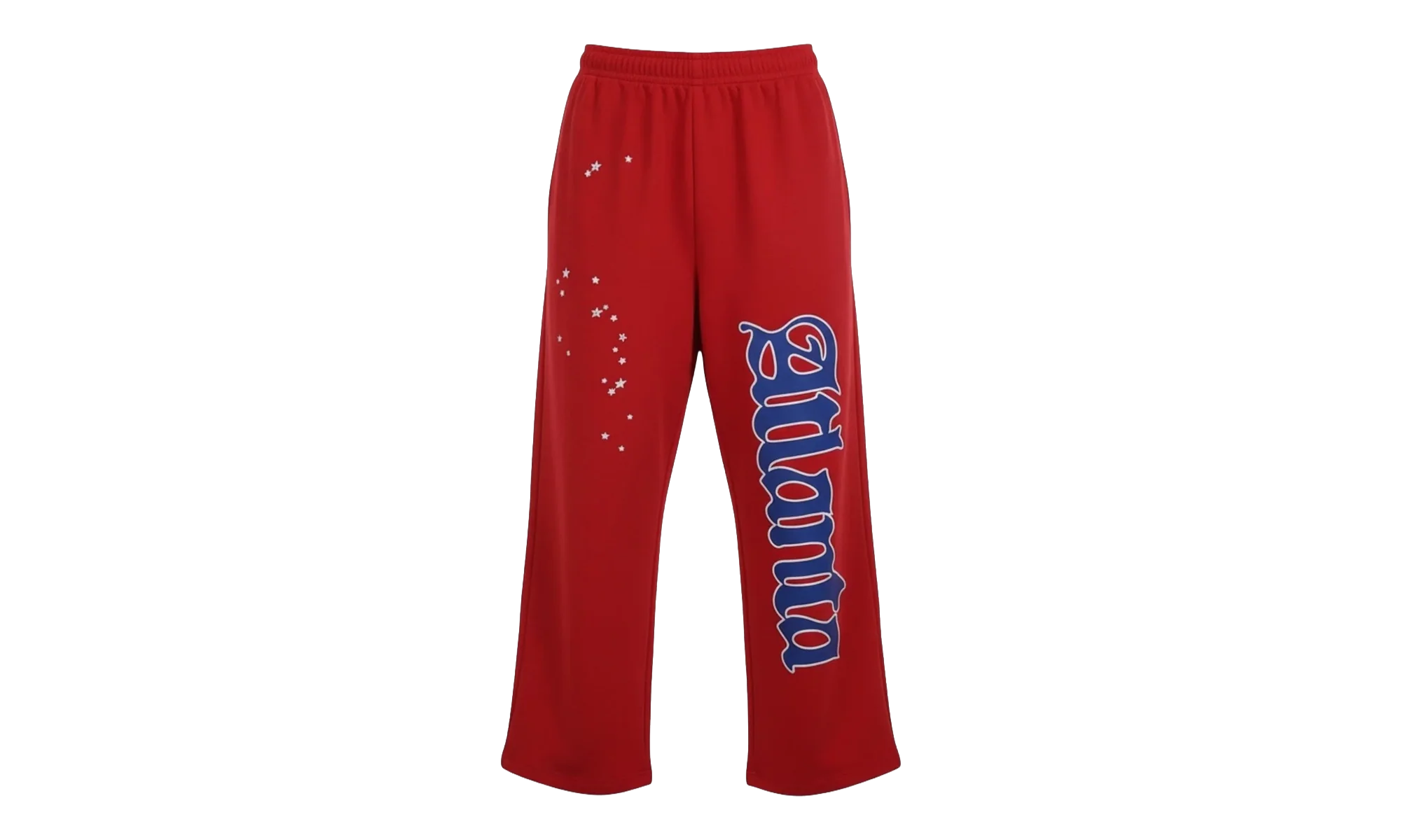 Atlanta Logo Open Leg Sweatpants "Red / Blue" SP5der319