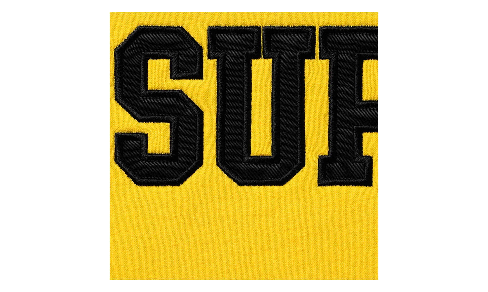 Shop Flag Half Zip Pullover "SS26 - Yellow - Paris" SU27018