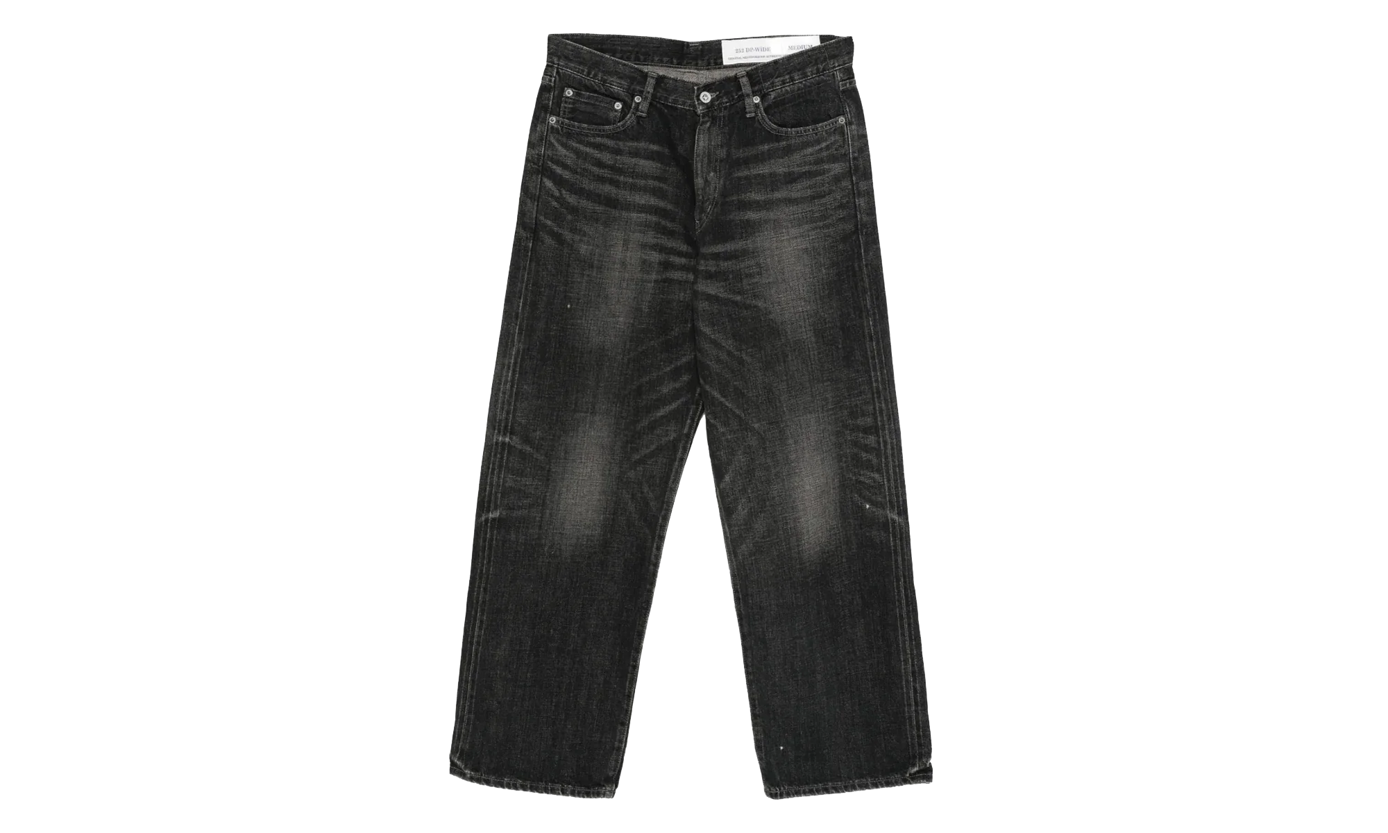 Washed Denim DPWide Pants "Black" 252XBNH PTM04 BLAC