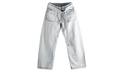Casual Jeans WMNS "Blue White" FN WN TROU001609 BLUE WHITE