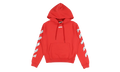 Airport Tape Diag Hoodie "Red" OMBB034G20FLE0172584
