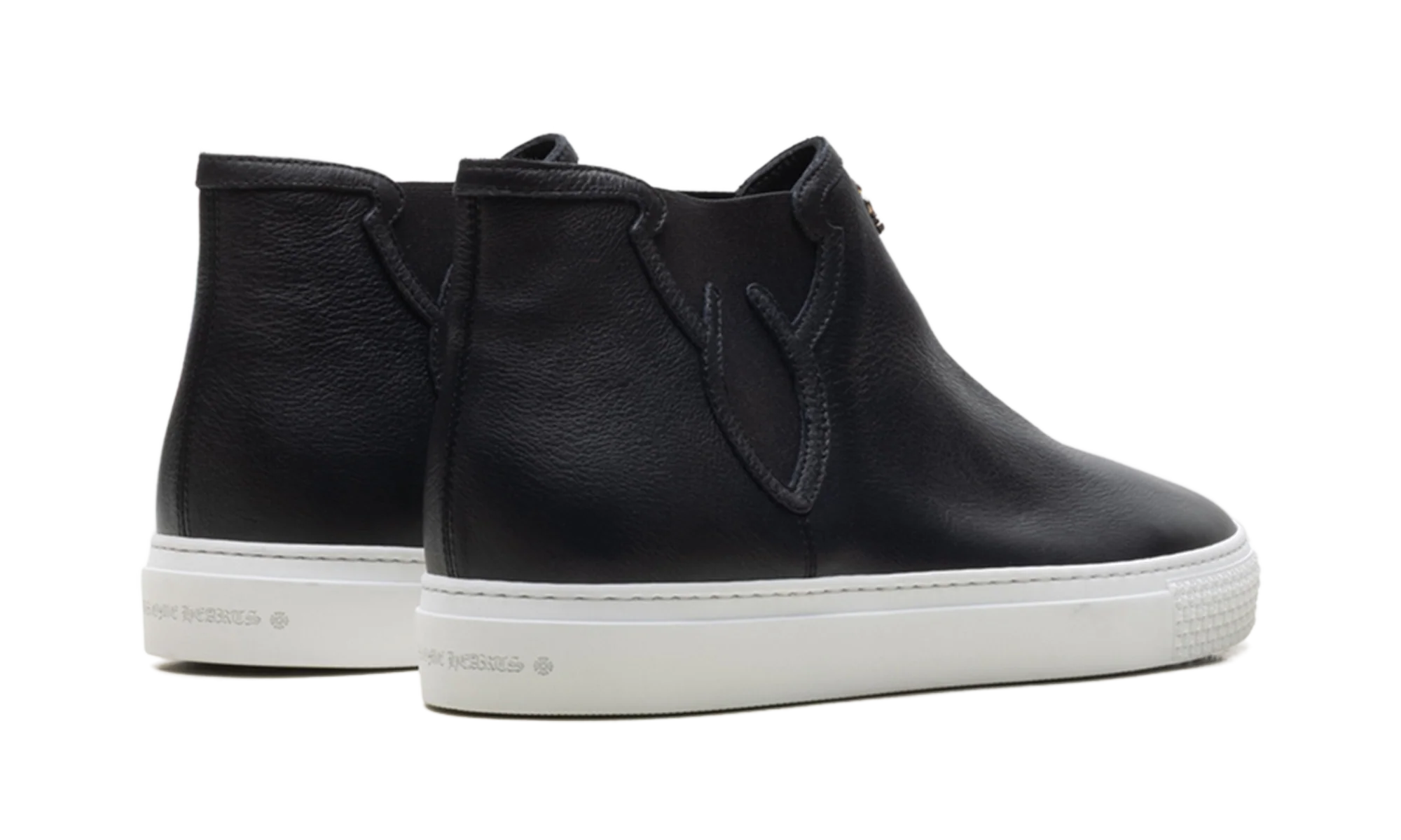 Leather High Top Trainers "Black" CHRM1173